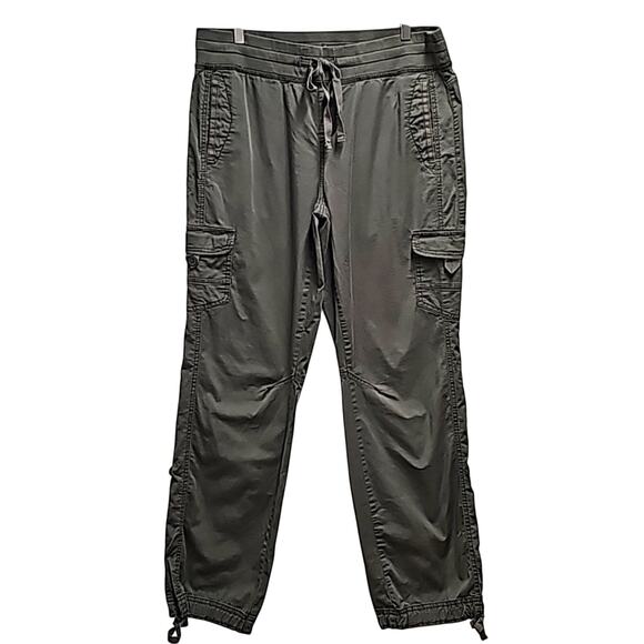 Supplies... Pants - Supplies Women Pull On Drawstring Convertible Roll Up Capri/Long Hiking Pants 14